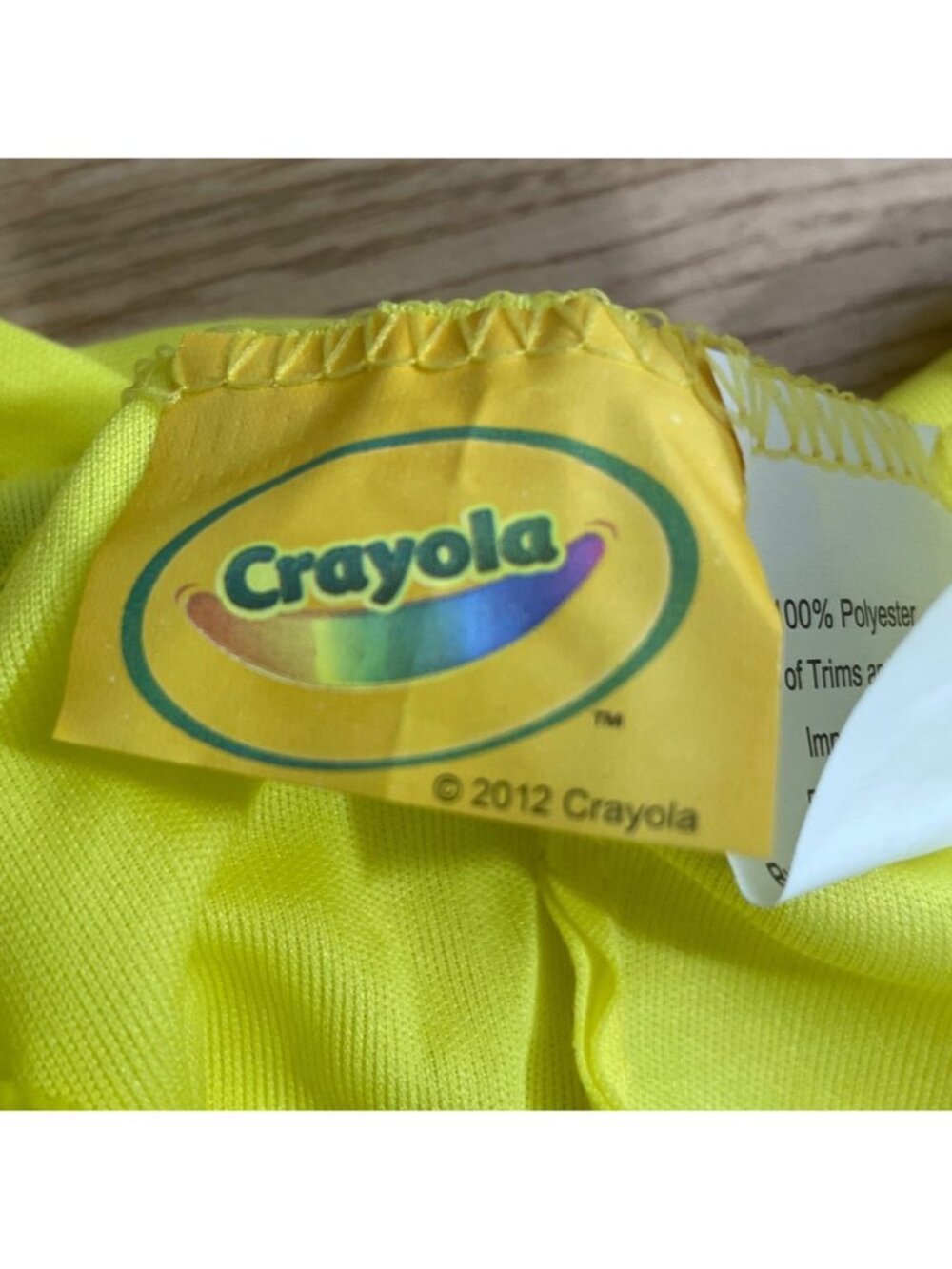 Crayola Halloween Costume Sexy Crayon Tank Dress Ladies Sz 4-10 Laser Lemon Hat - Picture 12 of 12